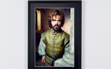 Game of Thrones, Peter Dinklage « Tyrion Lannister » - Fine Art Photography - Luxury Wooden Framed 70X50 cm - Limited Edition Nr 01 of 10 - Serial ID 19092 - - Original Certificate (COA), Hologram Logo Editor and QR Code