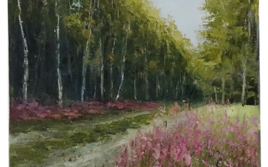 Garncarek Aleksander Oil Painting "Lésne wrzosy"