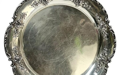 George W. Shiebler & Co. Sterling Silver Round Tray
