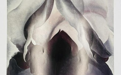 Georgia O'keefe -Black Iris- Exhibition Poster by The Metropolitan Museum of Art, 1993