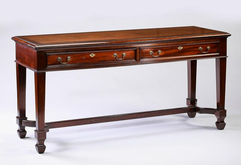 Georgian style mahogany console table