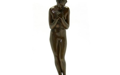 German Hans Dammann Art Deco Bronze Figure of a