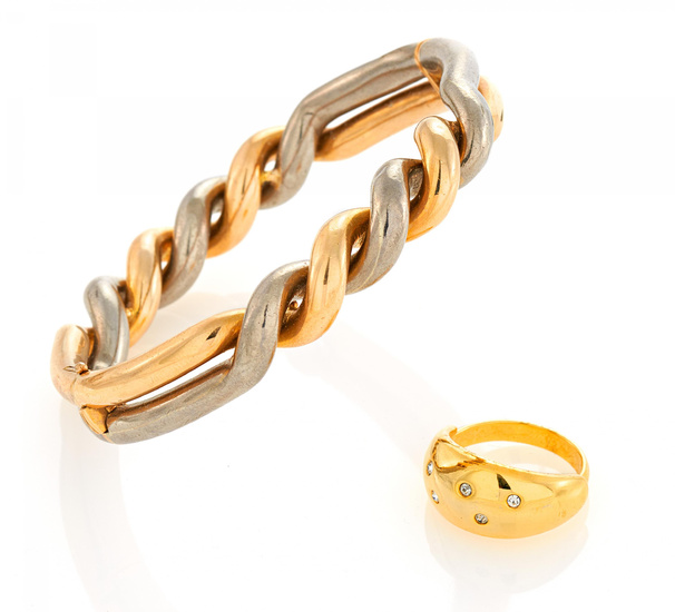 Gold-Set: Bangle and Ring