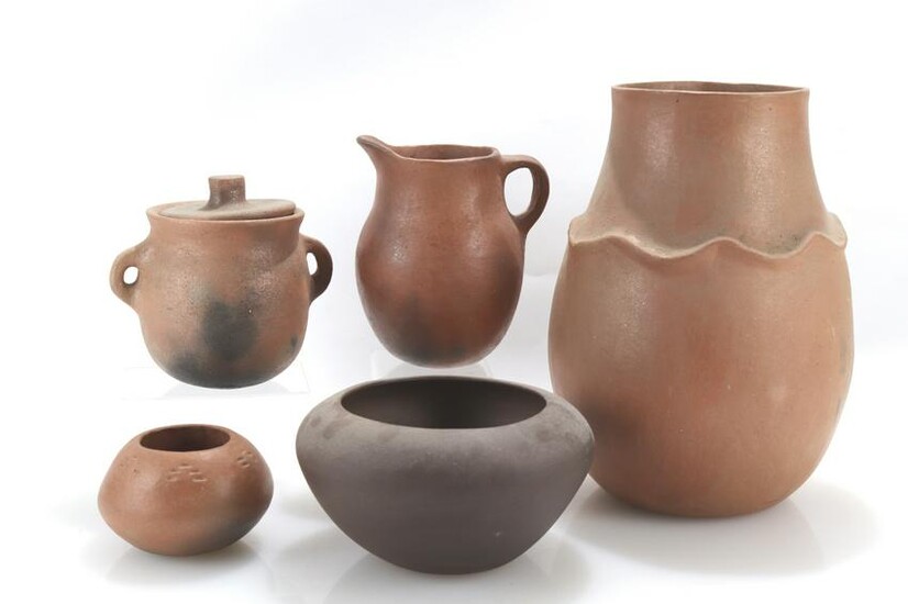 Group of Taos Pottery
