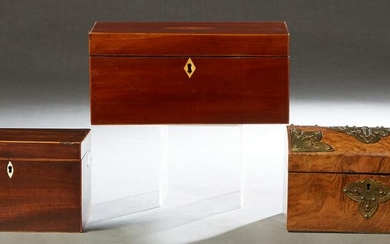 Group of Three English Boxes, 19th c., consisting of a