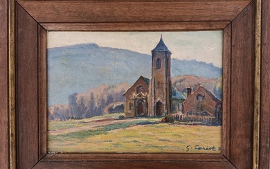 Gustave Cariot (1872-1950), "Landscape"