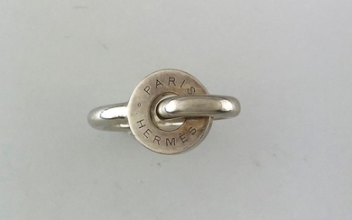HERMES Paris, Ring ''Voltige'' in silver 925°/°°° ,...
