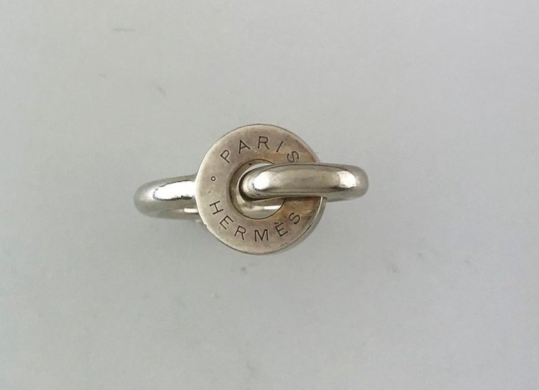 HERMES Paris, Ring ''Voltige'' in silver 925°/°°° ,...