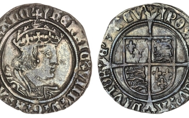Henry VIII (1509-1547), Second Coinage, Groat, 1526-1544, reads FRANC