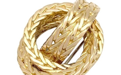 Hermès - 18 kt. Yellow gold - Brooch