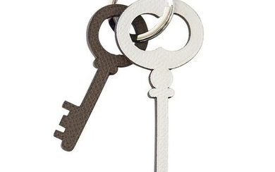 Hermes Key Ring Petite h Reversible Color Key Charms