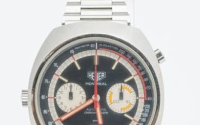 Heuer Montreal 110.503 First Series, 70s Stainless steel tonneau case....