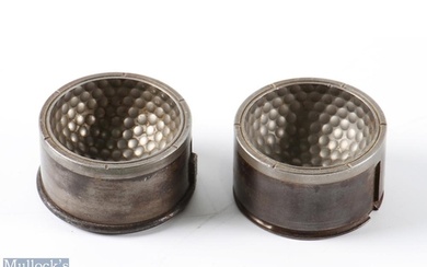 Interesting Metal Dimple Pattern Golf Ball Mould - both stam...