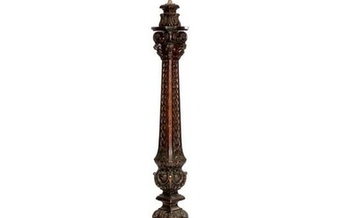 Italian 19th Century Carved Wood Torchiere