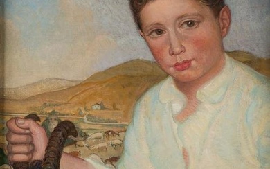 JOSE MARIA TOGORES SardaÃ±ola del Valles (1893) / Barcelona (1970) "Boy with Goat", 1912