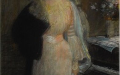 JULES-ALEXANDRE GRÜN | PORTRAIT OF AN ELEGANT LADY
