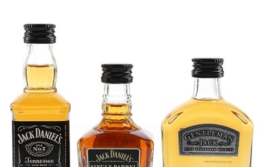 Jack Daniel's Single Barrel Select, Gentleman Jack & Old No.7 3 x 5cl