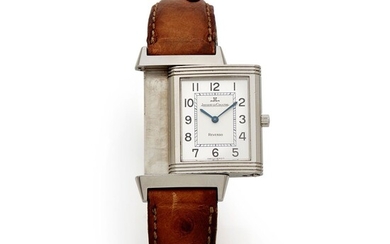 Jaeger LeCoultre, Reverso, Ref 250886, n° 2066417, vers 2000 Une belle montre classique réversible rectangulaire...