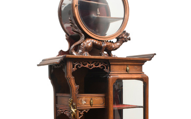 Japanese style display cabinet; early 20th century.
