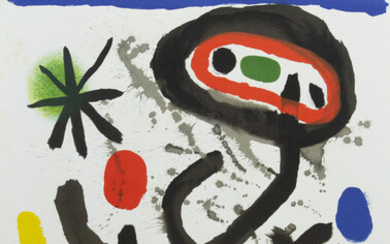 Joan Miro (Spanish, 1898-1976) - Lithographic Exhibition Poster, Gallery Maeght.
