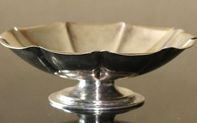 Joel Hewes - Titusville, PA Hammered Silver Compote