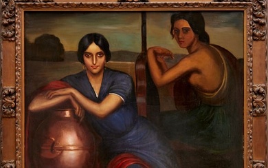 Julio Romero De Torres (attrib.), oil on canvas