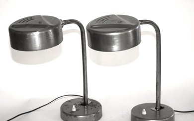 Kaiser Idell Style BAHAUS PAIR OF INDUSTRIAL TASK LAMP