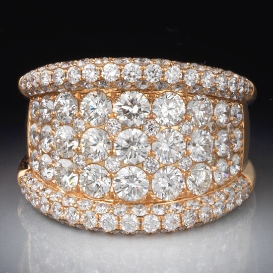 Ladies' Diamond Cluster Cocktail Ring