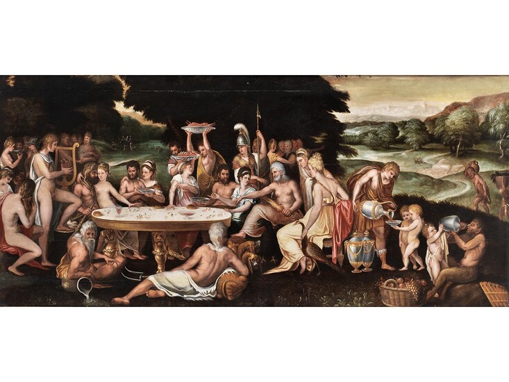 Lambert Sustris, 1515/16 – um 1595 Venedig, Das Fest der Götter