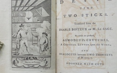 Le Sage, Devil Upon Two Sticks 1778 Edition, illustrated