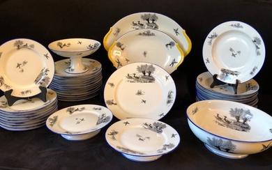 Limoges Raynaud & Cie - Table service for 12 (40) - Limoges porcelain