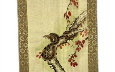 Liu kuiling's Figure Old Chinese Scroll