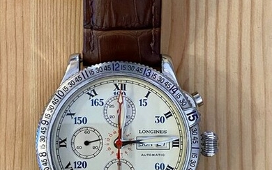 Longines - Lindbergh Hour Angle Chronograph - Ref. L2.618.4 - Men - 1990-1999