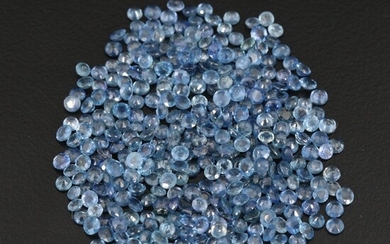 Loose 34.88 CTW Round Faceted Sapphires