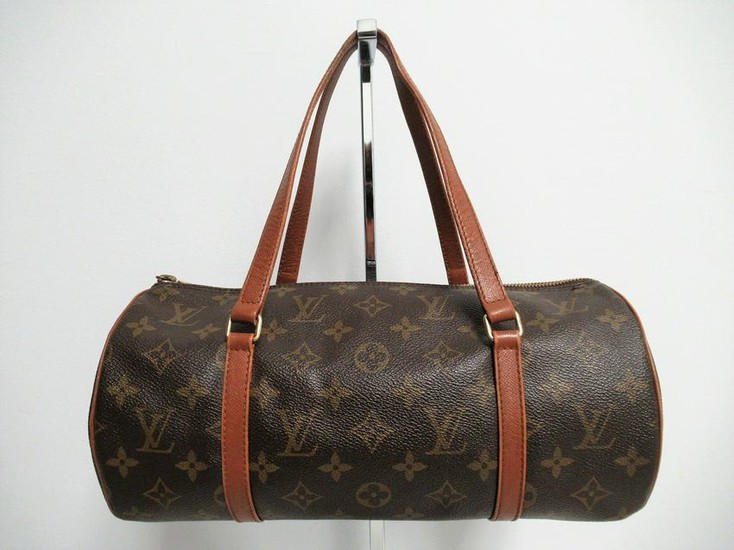 Louis Vuitton vintage leather bag model "Papillon"