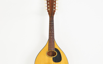 MARTIN, “A-Style Oval Hole Mandolin”, flat back, spruce top, sides and back in mahogany, ebony fretboard, made approx. 1974 in Nazareth PA, USA, Martin & Co.