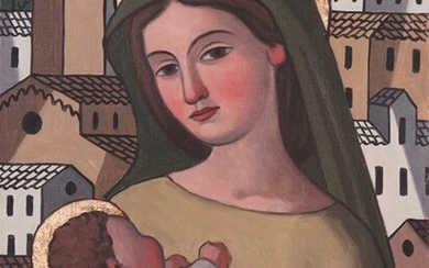 Madonna con Bambino, (1972), Fulvio Pendini (Padova 1907 - 1975)