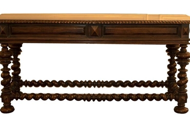 Mahogany Console Table