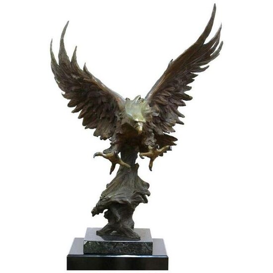 Marilyn Weinstein 'Out Of The Blue' Bronze Eagle
