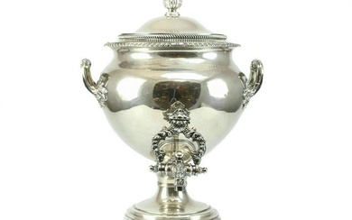 Matthew Boulton English Silverplate Hot Water Teapot