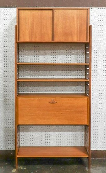 Mid Century Modern Bookcase / Wall Unit by Ladderax