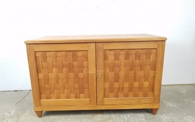 Mid-Century Modern Donghia Woven Front Console Credenza