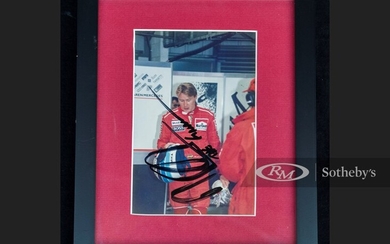 Mika Häkkinen Signed Photograph