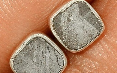 Muonionalusta Sweden Meteorite Stud Earrings