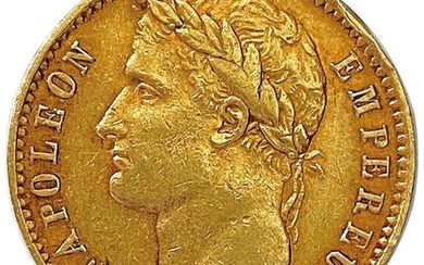 NAPOLÉON I 1804-1814 20 Gold Francs (laurelled head / FRENCH...