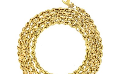 Necklace Yellow gold, 18 carats