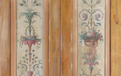 Neoclassical Manner Painted Panels, Pair