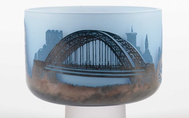 Newcastle and Gateshead pedestal bowl