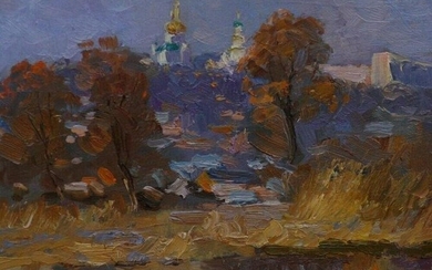 Oil painting Autumn landscape S. Dirtorak