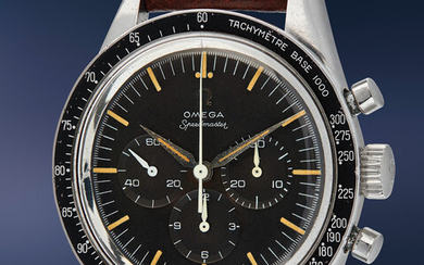 Omega, Ref. 2998-1 An early, rare, and well-preserved stainless steel chronograph wristwatch with straight lugs